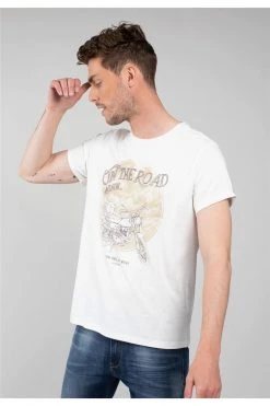 T-shirts T-shirt Imprimé Moto Pour Homme - ROADY 01V125M - DEELUXET-Shirt ROADY