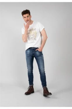 T-shirts T-shirt Imprimé Moto Pour Homme - ROADY 01V125M - DEELUXET-Shirt ROADY -Vêtements Homme Soldes Magasin t shirt roady 8