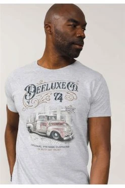 T-shirts Tee-shirt Imprimé Voiture Vintage Col Rond T-Shirt RUSTY