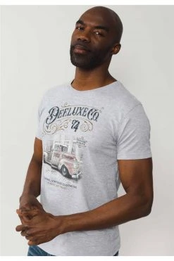 T-shirts Tee-shirt Imprimé Voiture Vintage Col Rond T-Shirt RUSTY -Vêtements Homme Soldes Magasin t shirt rusty 3