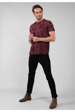 T-shirts T-shirt Imprimé Tête De Mort Pour Homme - SKULLIER 01V121M - DEELUXET-Shirt SKULLIER -Vêtements Homme Soldes Magasin t shirt skullier 2