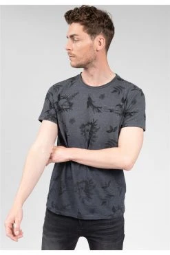 T-shirts T-shirt Imprimé Tête De Mort Pour Homme - SKULLIER 01V121M - DEELUXET-Shirt SKULLIER -Vêtements Homme Soldes Magasin t shirt skullier 5