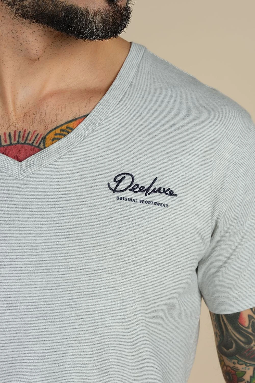 T-shirts T-shirt Col V Pour Homme - SOLDIER S21112M - DEELUXET-Shirt SOLDIER 6 T-shirts T-shirt Col V Pour Homme - SOLDIER S21112M - DEELUXET-Shirt SOLDIER – Image 4