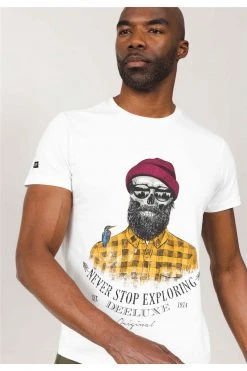 T-shirts Tee-shirt Tête De Mort Techno FestivalT-Shirt TELLSON -Vêtements Homme Soldes Magasin t shirt tellson 3