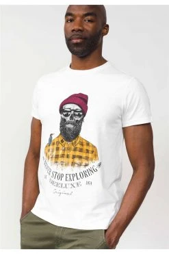 T-shirts Tee-shirt Tête De Mort Techno FestivalT-Shirt TELLSON -Vêtements Homme Soldes Magasin t shirt tellson 4