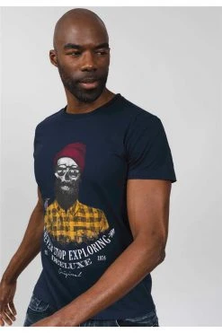 T-shirts Tee-shirt Tête De Mort Techno FestivalT-Shirt TELLSON -Vêtements Homme Soldes Magasin t shirt tellson 5