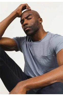 T-shirts T-shirt Uni En Jersey FlamméT-Shirt TIM -Vêtements Homme Soldes Magasin t shirt tim 5