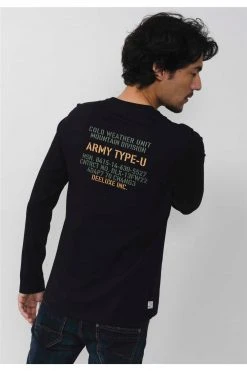 T-shirts T-shirt Col Rond à Manches LonguesT-Shirt VITO -Vêtements Homme Soldes Magasin t shirt vito 3