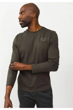 T-shirts T-shirt Col Rond à Manches LonguesT-Shirt VITO -Vêtements Homme Soldes Magasin t shirt vito 5