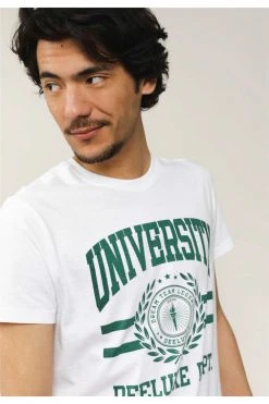 T-shirts T-Shirt En Coton à Manches Courtes Et Inscriptions T-Shirt YALE -Vêtements Homme Soldes Magasin t shirt yale 4