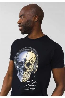 T-shirts T-shirt Imprimé Tête De MortT-Shirt ZIKMU -Vêtements Homme Soldes Magasin t shirt zikmu 3