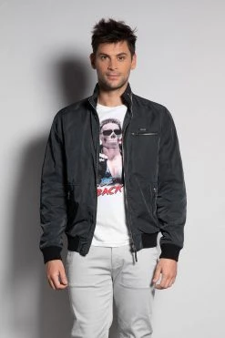 Vestes & Blousons Blouson Col Haut Zippé Pour Homme - TOWER S20602 - DEELUXEBLOUSON TOWER -Vêtements Homme Soldes Magasin tower 2