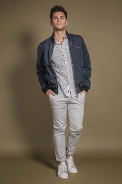 Vestes & Blousons Blouson Col Haut Zippé Pour Homme - TOWER S20602 - DEELUXEBLOUSON TOWER -Vêtements Homme Soldes Magasin tower 5