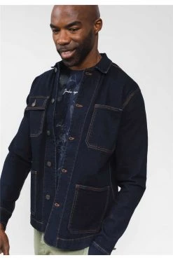Vestes & Blousons Veste En Denim BrutVeste PROCESS 8 Vestes & Blousons Veste En Denim BrutVeste PROCESS -Vêtements Homme Soldes Magasin veste process 2