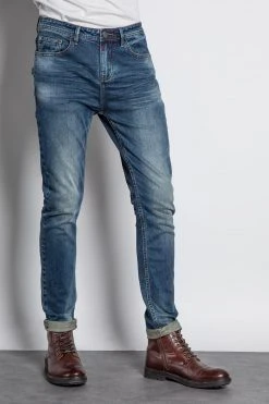 Jeans Tapered Pour Homme - WARREN JJ8040M - DEELUXEJEANS WARREN -Vêtements Homme Soldes Magasin warren 2